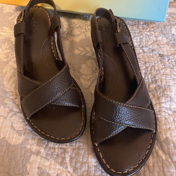 BOC Mahogany Heeled Sandals - Picture 1 of 5